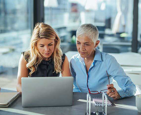 Photo of Attorney Consulting with Client, image is purely decorative