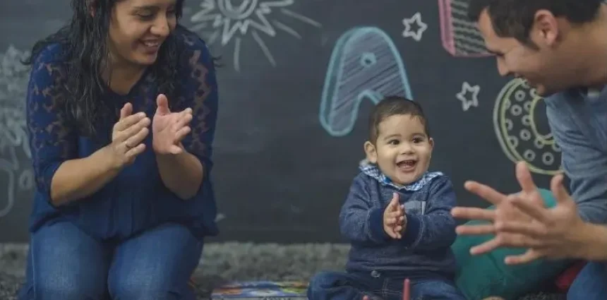 Parents Playing with Toddler